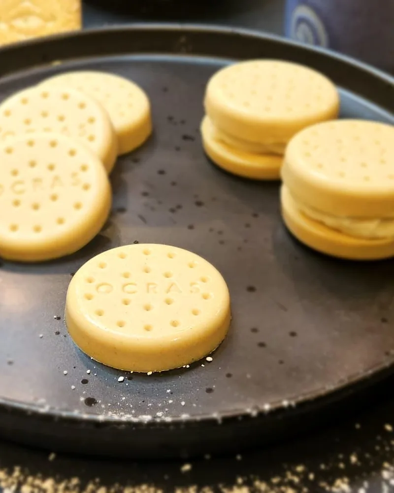 Ocras Custard Biscuit, texture modified for IDDSI Level 4 to 6
